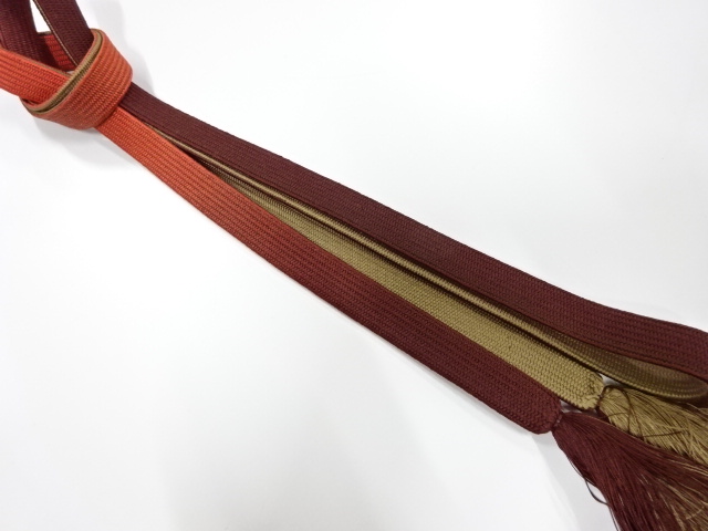 正絹　手組帯締め